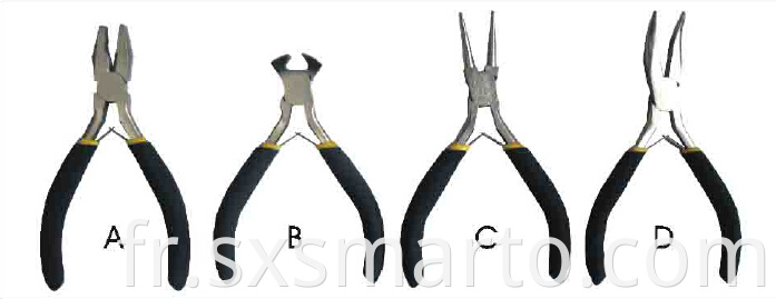 Mini Pliers with Dipped Handle